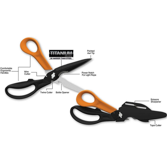 FISKARS Cuts+More Mehrzweckschere