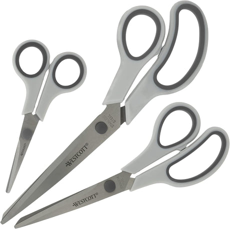 Westcott Easy Grip Schere 3er-Set 14/20.5/24.5 cm
