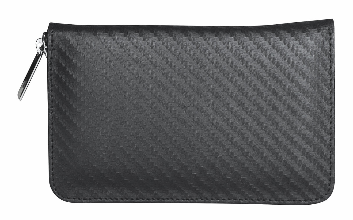 Erbe Solingen Manikür-Etui Carbon aus echtem Leder