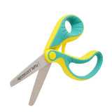 Westscott Bastelschere Softgrip Ergo junior, grün-gelb